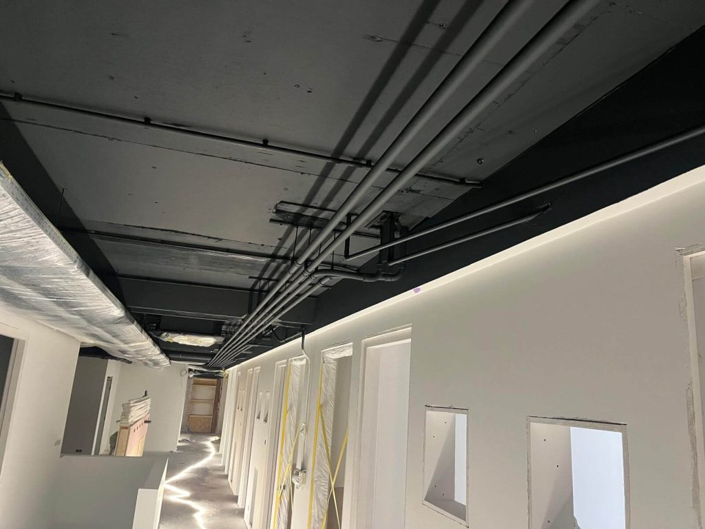 Plafond laten spuiten